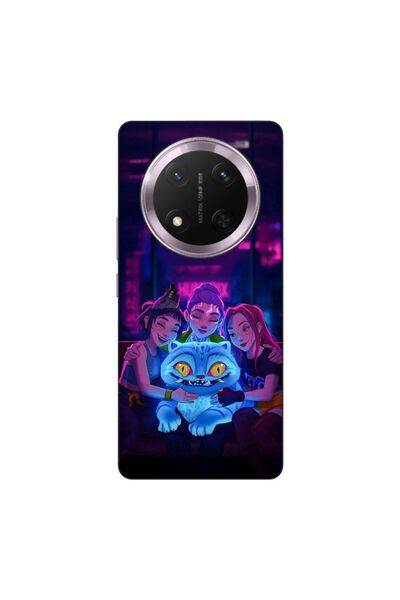 OEM Husa compatibila cu Honor Magic7 Lite Silicon Gel Tpu Model KPop Demon Hu...