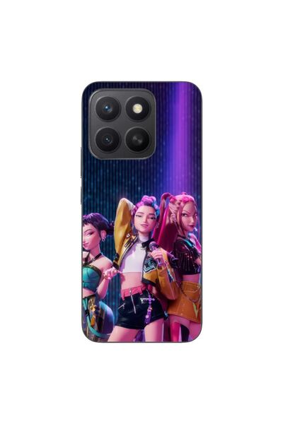 OEM Husa compatibila cu Honor X8c Silicon Gel Tpu Model KPop Demon Hunters Ru...