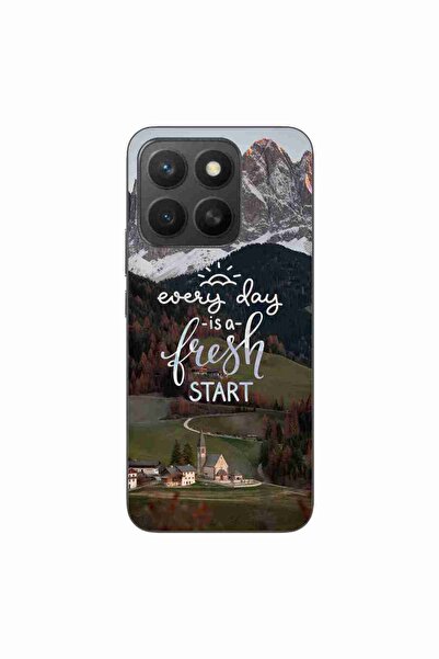 OEM Husa compatibila cu Honor X8c Silicon Gel Tpu Model Mesaj Fresh Start