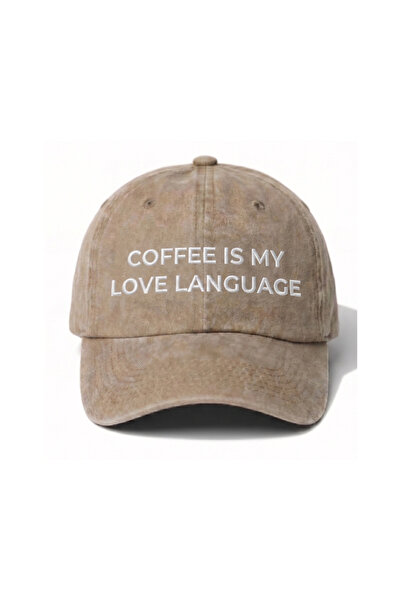 Tresore ''Coffee Is My Love Language'' Embroidered Washable Hat /''Coffee Is ...