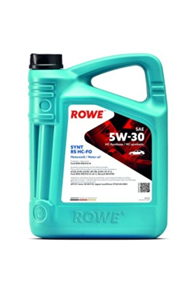 ROWE Ulei de motor 5W30 HIGHTEC SYNT RS HC-FO 4L – Ford WSS-M2C913-D, Economi...