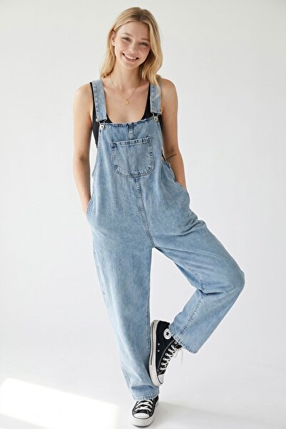 bacc Blue Denim Overalls Salopet Maternity Overalls