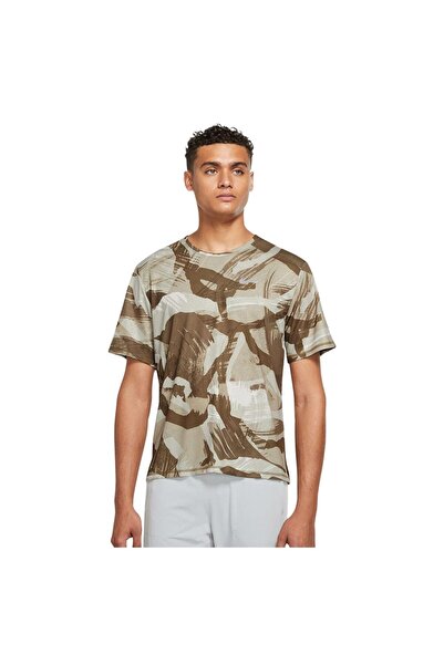 Nike Men's Dri-FIT Miler Short-Sleeve Camo T-Shirt XL