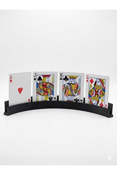 OyuncaklarÜlkesi Poker iskambil Oyun Kağıdı Kart Tutucu Aksesuarları (Siyah)