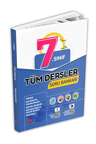 Açı Yayınları 7.sınıf Tüm Dersler Soru Bankası