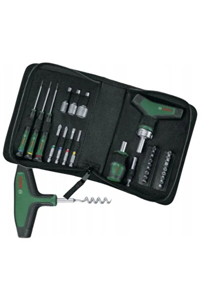 Bosch Calendar de Advent cu set de unelte de mână, Verde/Negru