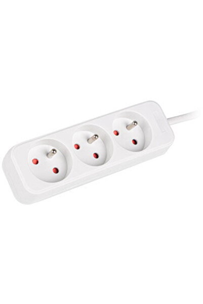 Lanberg Prelungitor, 3 prize, 1,5m, Alb