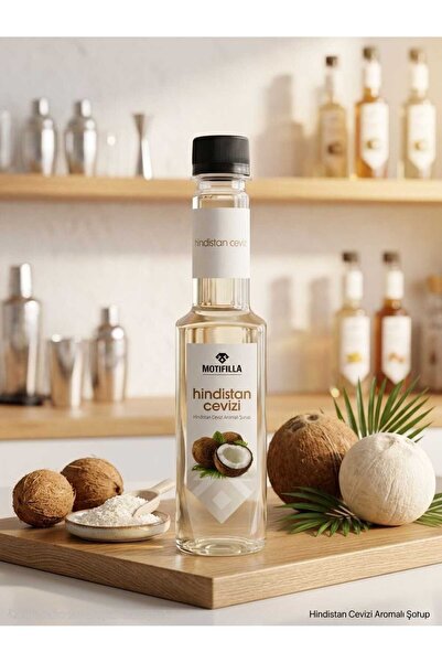 MOTİFİLLA HİNDİSTAN CEVİZİ ŞURUP ( COCONUT) 250 ML ( 350 GR. )