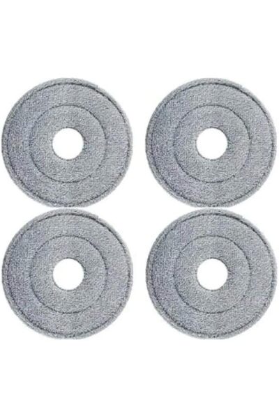 Be Care Circular cloth mop replacement parts - 4 pieces, from be care, gray