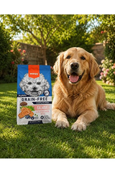 Wanpy Puppy Grain-Free Somonlu Yavru Köpek Maması 1.5 kg Tahılsız