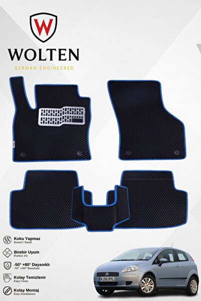 w wolten german engineered PUNTO GRANDE-FİAT-(2005-2018) İÇİN EVA İÇ PASPAS T...