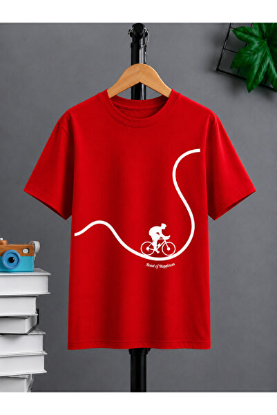 VODEXA Μπλουζάκι Unisex Oversize με στάμπα BIKE, 100% βαμβακερό, άνετη εφαρμογή