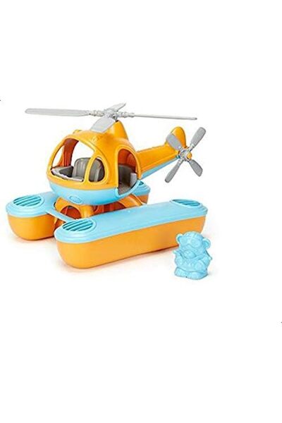 Green Toys سيكوبتر، برتقالي/أزرق