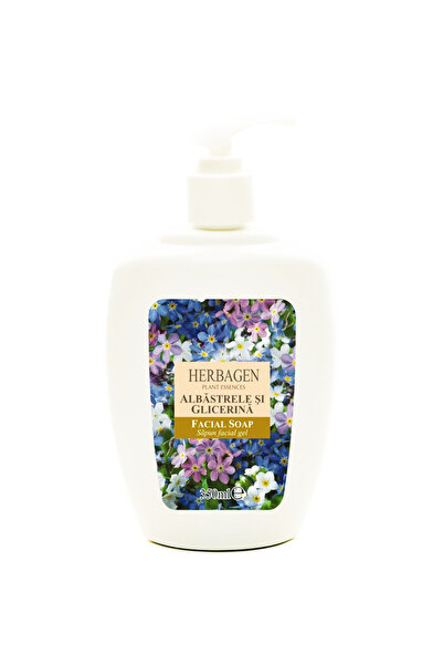 Herbagen Facial gel soap with Blueberries and Glycerin, 350ml