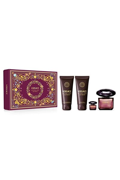 Versace Set Crystal Noir Apă de parfum pentru femei, 90ml + Loțiune de corp 5...