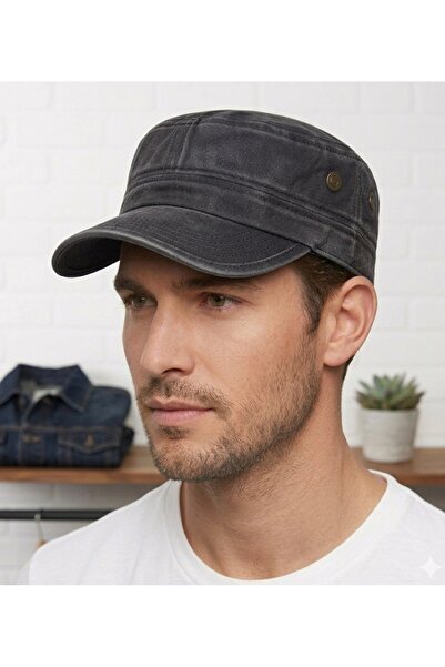 Vemod Unisex Eskitme Vintage %100 Pamuklu Castro Kep Şapka