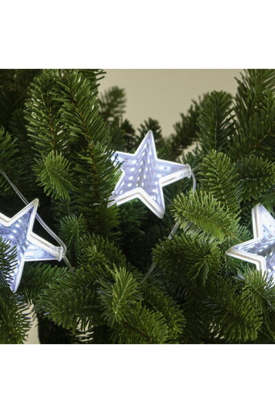 Somogyi Decor ghirlandДѓ LED-uri, cu oglinda, stea