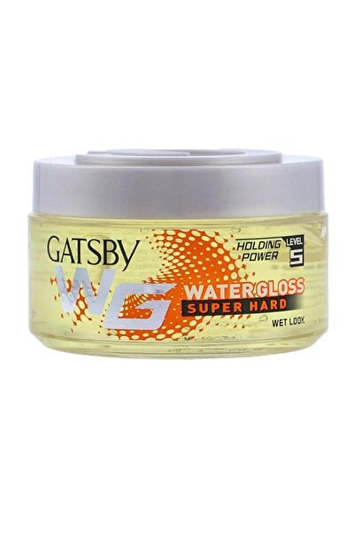 GATSBY جل شعر واتر قلوس من جاتسبي هارد اصفر - 150 جرام