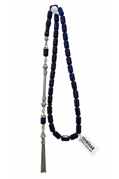 BENKO Amber Prayer Beads Capsule Cut 11.7Gr Stone Diameter: 5.3X10 Mm, Full L...