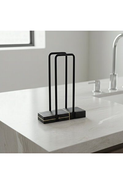 Home Box Luxe Resin Towel Holder - 18x7.6x24.5 cm