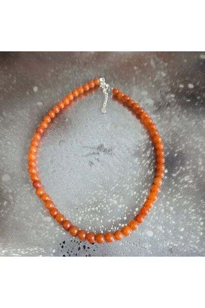 DRUZY Colier aventurin portocaliu, Sunshine #78