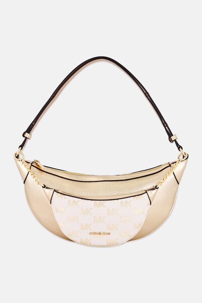 Michael Kors Women 2 In 1 Brand Logo Shoulder Bag, Gold