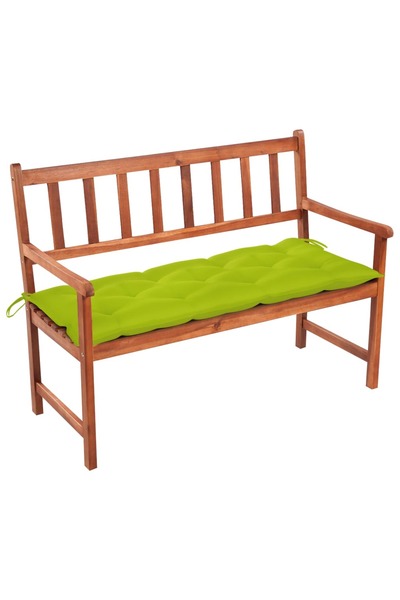vidaxl Bancă de grădină cu pernă, 120 cm, lemn masiv de acacia