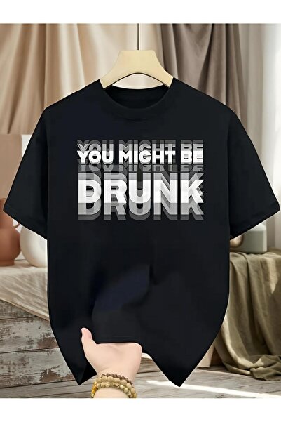 bolivia's Funny and Playful Short-Sleeve T-Shirt with YOU MIGHT BE DRUNK Crea...