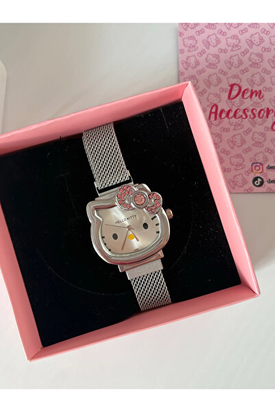 Dem Accessory Hello Kitty Saat - Ayarlanabilir Kordonlu Kadın Kol Saati