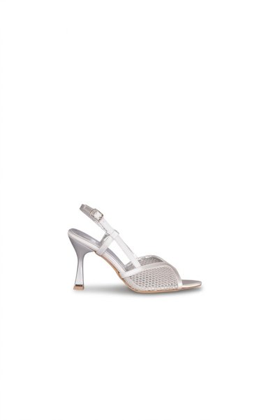 Solly 231 Mg Silver Heeled Women's Shoes