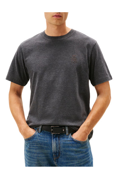 Tommy Hilfiger Ανδρικό T-shirt Γκρι MW0MW40019-P98