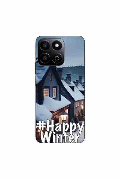 OEM Husa compatibila cu Honor 200 Smart Silicon Gel Tpu Model Happy Winter