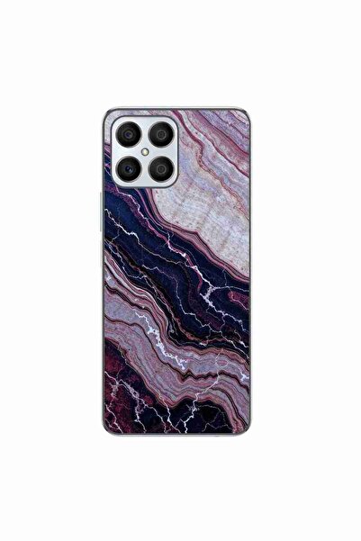 OEM Husa compatibila cu Honor X8 4G Silicon Gel Tpu Model Amethyst Sand Marble