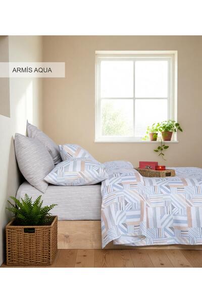 İyi Geceler İstanbul 100% Cotton Elite Double Pique Set Armi̇s 210X230