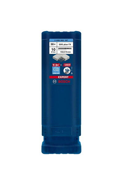 Bosch Burghiu pentru ciocan perforator SDS-plus-7X, 10 x 150 x 215 mm, 30 buc