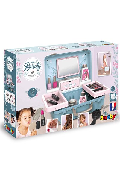 Smoby Set geanta cu accesorii de infrumusetare, Smoby, My Beauty Vanity, 13 a...