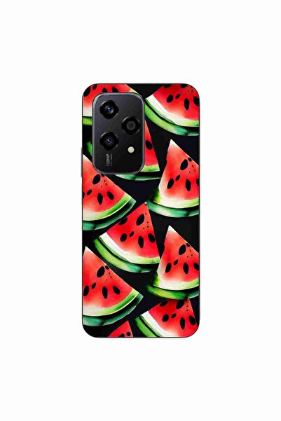 OEM Case compatible with Honor 200 Lite Silicone Gel Tpu Pattern Watermelon S...