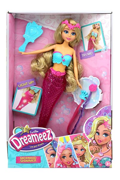 Dreameez Papusa sirena cu lumini, Dreameez, Mermaid Shimmer