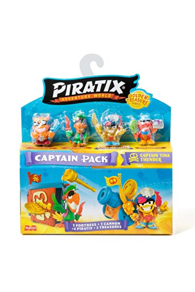 Piratix Set 4 figurine, Piratix, Golden Treasure, Captain Tina Thunder
