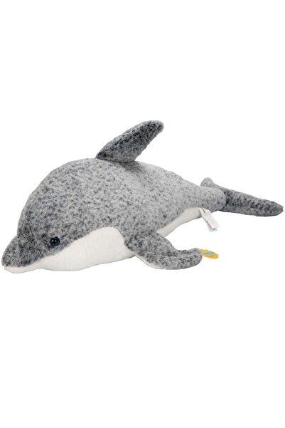 Puffy Friends Jucarie de plus, Puffy Friends, Delfin, Gri, 100 cm