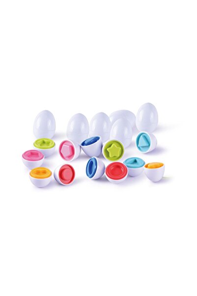 Minibo Jucarie bebelusi, Minibo, Oua cu forme geometrice, 24 piese