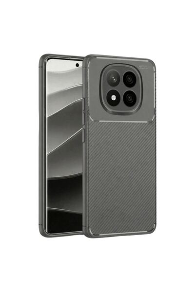 OEM Xiaomi Redmi Note 14 Pro Plus Case Auto Focus Carbon Cover - Gray