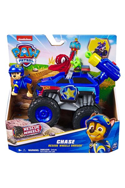 PAW PATROL Vehicul cu figurina Chase, Paw Patrol, Rescue Wheels Cruiser, 6069302