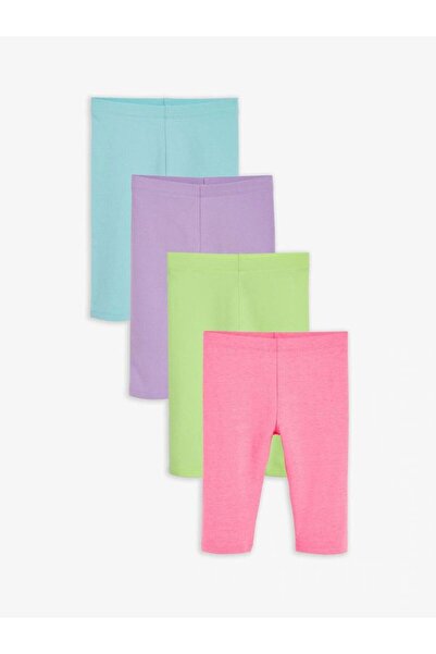 Next Baby Set de 4 colanți din bumbac în culori neon