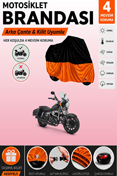 Cemku Double Black Top - Orange Bottom, Rear Bag Compatible Kuba Superlight 1...