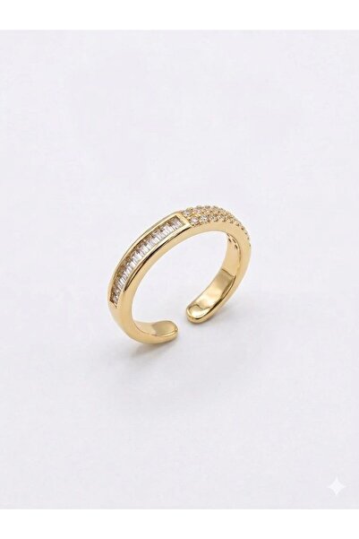 Mestore Double Row Jewelled Ring
