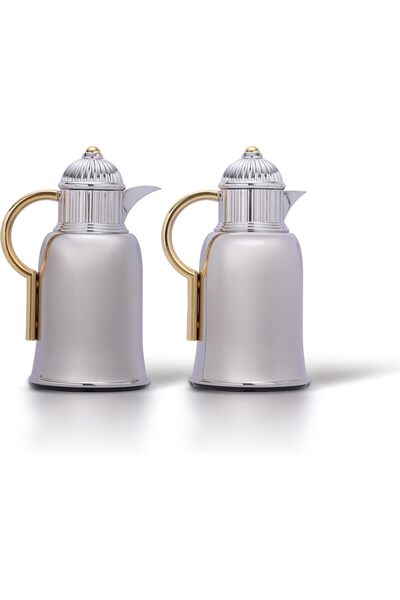 ALSAIF 2- Pieces Royal Insulated Flask for Coffee and Tea, Leak-Proof, Keeps ...
