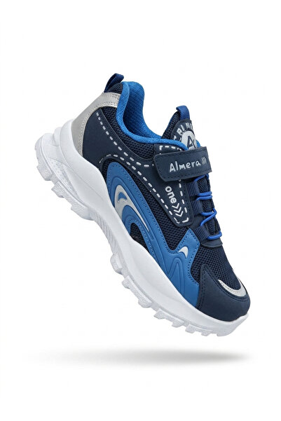 Elit Almera 6009 Navy Blue Sax Comfortable Lightweight Daily Boys' Sports Shoes