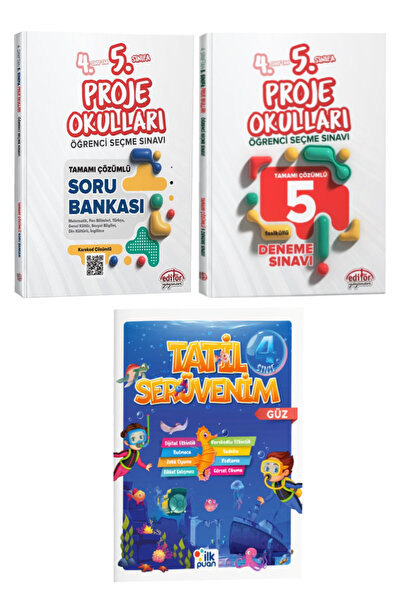 Editör Yayınevi 4. Sınıftan 5. Sınıfa Proje Okulları Öğrenci Seçme Sınavı Çöz...