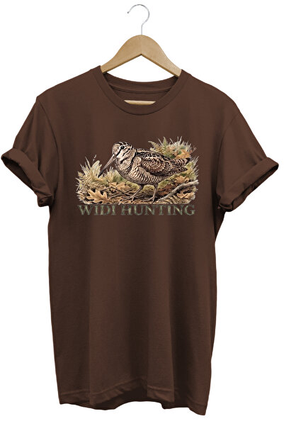 remonz Chukrak Bird Printed Crew Neck Cotton Outdoor and Camping T-Shirt